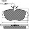 LANCIA 0009946016 Brake Pad Set, disc brake